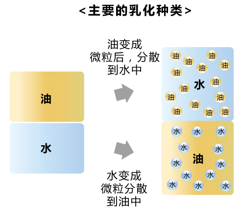 主要的乳化种类