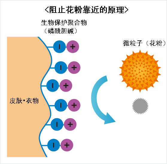阻止花粉靠近的原理